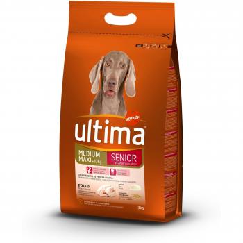 Ultima Pienso para Perros Medium Maxi Senior con Pollo