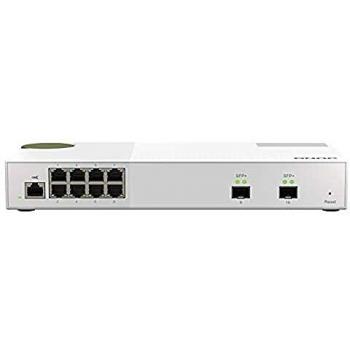 QNAP QSW-M2108-2S Switch Managed 8 Port 2.5Gbps, 2 Port 10Gbps SFP+