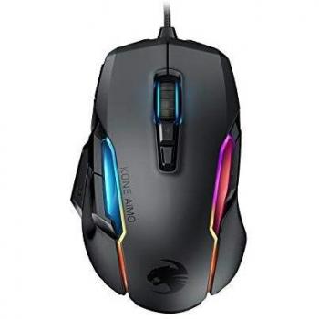 Roccat Kone AIMO Mouse da gioco ergonomico USB Ottico Nero 16000 dpi Ergonomico, Memoria integrata