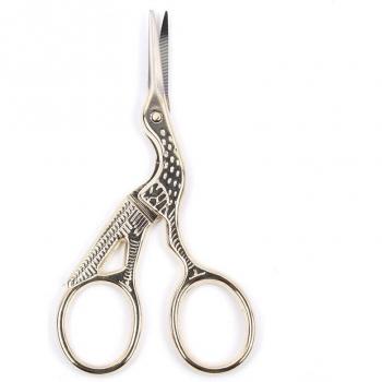 Tijeras de costura vintage de acero inoxidable estilo pájaro