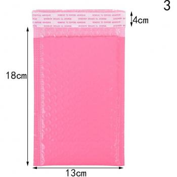 10 unidades de sobres de burbujas rosa