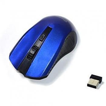 Mouse Senza Fili Vakoss TM-658UB Nero e Blu