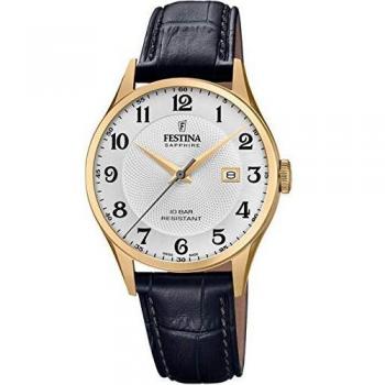 Reloj de Hombre Festina F20010/1 Esfera Plateada