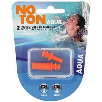 NOTON tapones aqua de silicona para oídos blíster 2 Uds., naranja