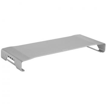 Sharkoon Aluminium Monitor Stand PRO Freestanding Silver