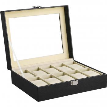Caja de Relojes con 10 Compartimientos