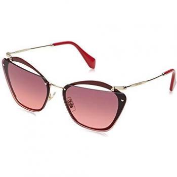 Miu Miu 0MU54TS CCGPZ0 64 Gafas de Sol, Gris (Garnet/Pink Violet), Mujer