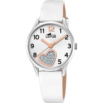 Reloj Infantil Lotus Junior Con Esfera Blanca 18406/e