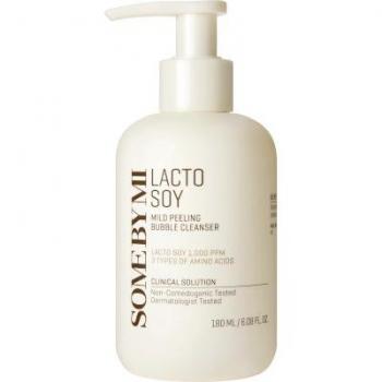Lacto Soy Mild Bubble Peeling Cleanser Exfoliante Limpiador Suave Para Pieles Sensibles 180 Ml