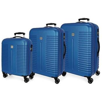 Maletas Roll Road India Juego Azul 55/70/80 cms