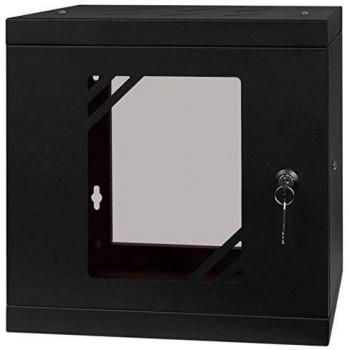 Armadio Rack Stalflex 10 6U Porta Vetro Nero