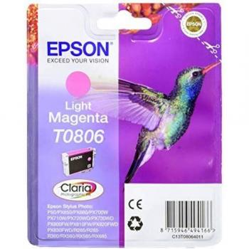 Cartuccia Epson T0806 Originale Magenta Light C13T08064011
