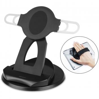 Macally 2-in-1 scrivania e Staccabile palmare 360° Supporto Rotante per Apple iPad, Galaxy Tab, Kindle Fire, Xoom, Thrive, e Altri Tablet da 7