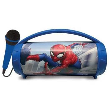Altavoz Bluetooth® Spider-Man con luz y micrófono Lexibook