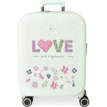 Maleta de cabina Enso Love Ice Cream rígida 55cm verde menta