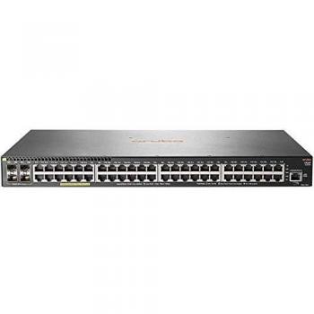 HPE Aruba 2930F 48G PoE+ 4SFP+ Switch Managed L3 48 x 10/100/1000 (PoE+) + 4 x 1 Gigabit / 10 Gigabit SFP+ (Uplink) PoE+ (370 W) Rack-mountable