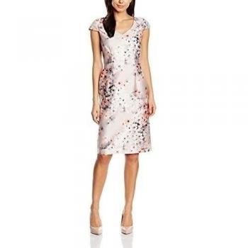 Jacques Vert Enchanted, Vestido para Mujer, Multicolor (Mid Neutral), 40 (Talla del Fabricante: 12)