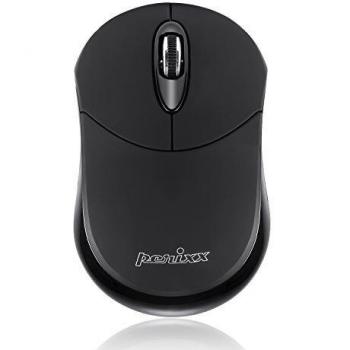 Mouse Ottico Perixx PERIMICE-802 Wireless Bluetooth 3 Pulsanti Risoluzione 1000 DPI per PC, Windows, Android Nero