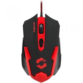 Mouse Gaming Speedlink Xito Cablato Nero e Rosso