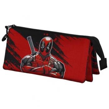Estuche Marvel Deadpool Bad Triple Karactermania