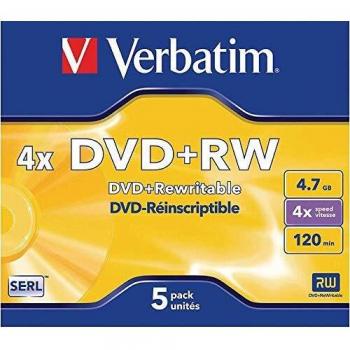 DVD+RW 4 7GB 4X CONF.5 S