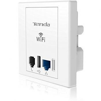Tenda Wireless N300 Mbps Usb PoE Wall Plate Access Point W312A