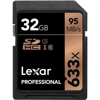 Scheda di Memoria SDHC 32 GB Lexar Professional 633x UHS-I