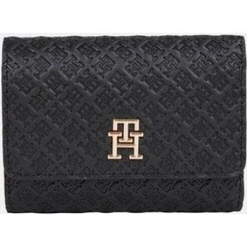 Cartera Trifold Elegancia Negra – Tommy Hilfiger