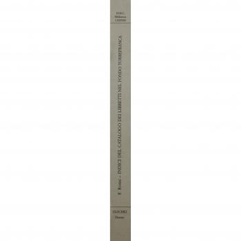 Indice del Catalogo dei libretti nel Fondo Torrefranca del Conservatorio Benedetto Marcello di Venezia