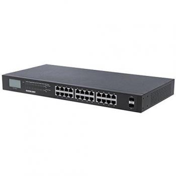 NUOVO INTELLINET I-SWHUB 24GPU Gigabit Ethernet Switch 24 porte P |OE+ con 2 porte SFP