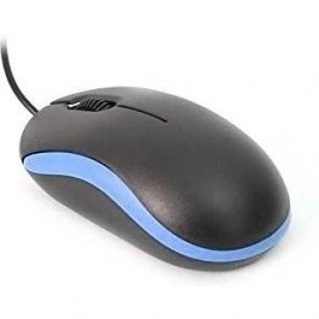 Mouse Omega Ottico Blu e Nero OM07VBL