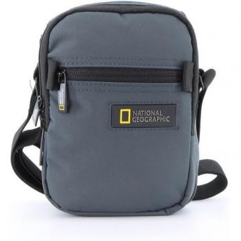 National Geographic. Bandolera Mutation gris -13,5x8x18cm