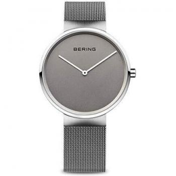 Reloj Bering Ultra Slim Gris con Correa de Malla Milanesa – 31 mm