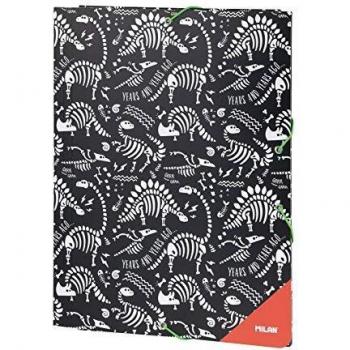 Carpeta ligera Million Years Ago negra