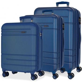 Movom. Juego de Maletas Movom Galaxy Rígidas 55-68-78cm Marino