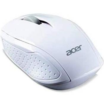 Mouse Acer cromato senza fili modello G69 RF2.4G, risoluzione di 1600 DPI, certificazione WWCB, gestione intelligente dell'energia e design sottile con rotella di scorrimento fine, colore bianco