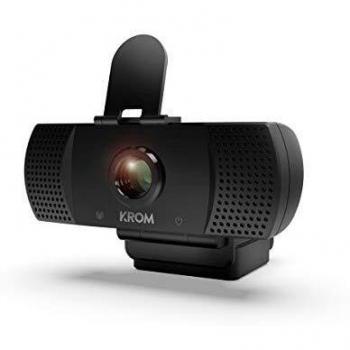 Webcam Krom 1920x1080 2.10 MP USB 2.0 Nero