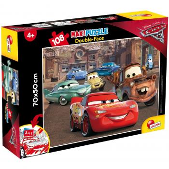 Puzzle Lisciani Doble Cara MAXI 108 PZ. Coches 3