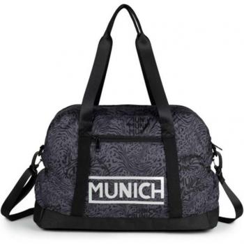 Bolso Munich Tropical Savage Negro con Estampado de Animales