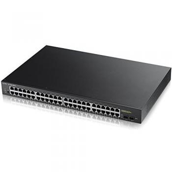 Zyxel Switch Smart Managed Rackmount PoE+ 48G 170W GS1900-48H