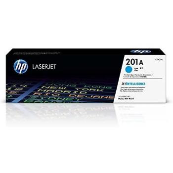 HP Toner 201A CF401A Cartuccia Toner Originale, Capacità Standard, da 1.330 Pagine, Compatibile con Stampanti LaserJet Pro M252N, M252DW, M274N, M277N e M277DW, Ciano