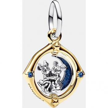 Charm colgante Pandora Luna Giratoria Mickey y Minnie