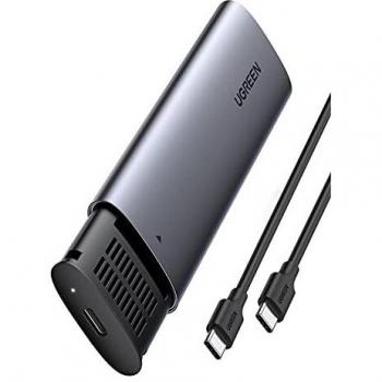 Case Esterno M.2 UGREEN USB‑3.1 Gen 2 10Gbps NVMe con Cavo USB‑C 0,5 m