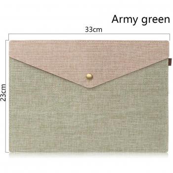 Carpeta de Lino A4/A5 Gran Capacidad