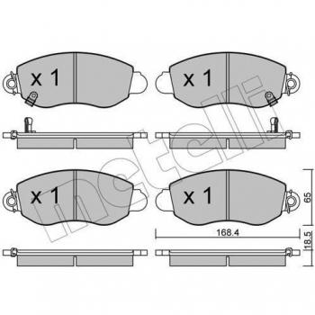 Pastilhas de Freio METELLI 22-0320-0