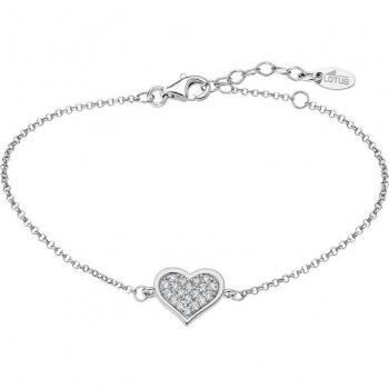 Pulsera Corazón Lotus Silver Moments Lp3125-2/1 Plata, Mujer