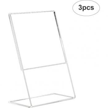 Soporte Transparente 3‑Piezas para Papel A4/A5/A6