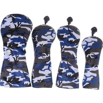 4er Set PU Golf Kopf Abdeckungen für Fahrer und Hölzer