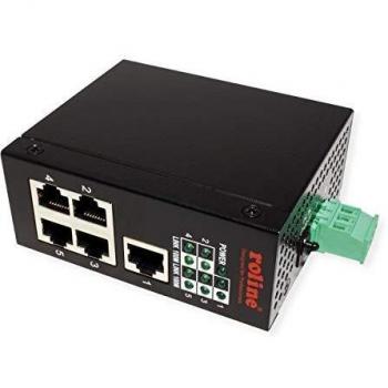 Switch Industriale Roline 5 Porte RJ-45 Non Gestito