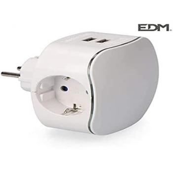 Triple Schuko PowerHub 2100 mAh